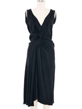 Prada Black Ruffle Dress Dress arcadeshops.com