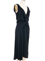 Prada Black Ruffle Dress Dress arcadeshops.com