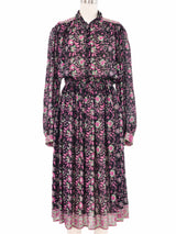 Rusum Sahni Indian Silk Floral Dress Dress arcadeshops.com