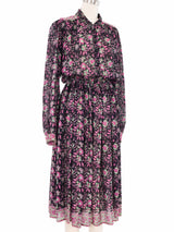 Rusum Sahni Indian Silk Floral Dress Dress arcadeshops.com