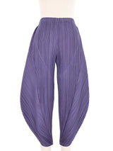 Issey Miyake Pleats Please Deep Lavender Barrel Pants Bottom arcadeshops.com