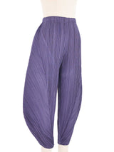 Issey Miyake Pleats Please Deep Lavender Barrel Pants Bottom arcadeshops.com