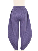 Issey Miyake Pleats Please Deep Lavender Barrel Pants Bottom arcadeshops.com