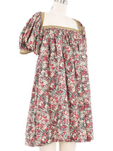 2007 Junya Watanabe Comme des Garcons Chain Trim Floral Shrug Dress Dress arcadeshops.com