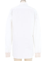 Alexander McQueen Corseted Button Down Top arcadeshops.com