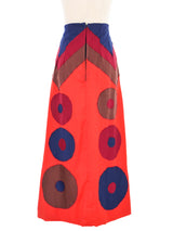 1970s Mountain Artisans Geometric Patchwork Skirt Skirt arcadeshops.com