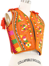 Soutache Embroidered Wool Vest Jacket arcadeshops.com