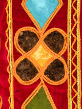 1960s Afghan Velvet Applique Vest Jacket arcadeshops.com