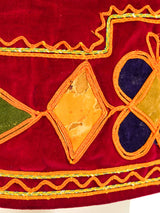 1960s Afghan Velvet Applique Vest Jacket arcadeshops.com