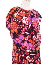 Marni Abstract Floral Printed Dress Dress arcadeshops.com