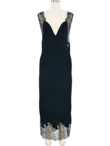 Givenchy Black Plisse Slip Dress Dress arcadeshops.com