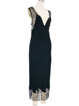 Givenchy Black Plisse Slip Dress Dress arcadeshops.com