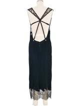 Givenchy Black Plisse Slip Dress Dress arcadeshops.com