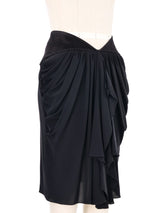 2008 Balenciaga Draped Silk Skirt Bottom arcadeshops.com