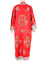 Red Embroidered Satin Chinese Jacket Jacket arcadeshops.com
