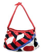 Patchwork Mixed Material Shoulder Bag Accessory arcadeshops.com