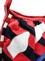 Patchwork Mixed Material Shoulder Bag Accessory arcadeshops.com
