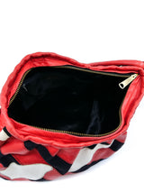 Patchwork Mixed Material Shoulder Bag Accessory arcadeshops.com