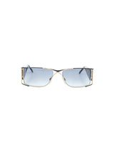 Cazal Cutout Rectangular Shield Sunglasses Accessory arcadeshops.com