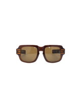 Grey Ant Brown Square Frame Sunglasses Accessory arcadeshops.com