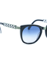 Jean Paul Gaultier Metal Cutout Sunglasses Accessory arcadeshops.com