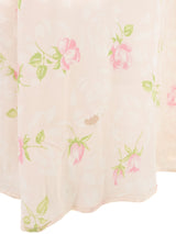 1930s Rose Printed Bias Cut Slip Dress Dress arcadeshops.com