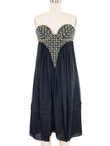 Roberto Cavalli Bead Embellished Babydoll Dress Dress arcadeshops.com