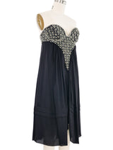 Roberto Cavalli Bead Embellished Babydoll Dress Dress arcadeshops.com
