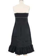 Giambattista Valli Black Ruffle Dress Dress arcadeshops.com