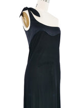 2000 Yeohlee One Shoulder Gown Dress arcadeshops.com