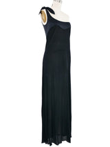 2000 Yeohlee One Shoulder Gown Dress arcadeshops.com