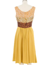 1970s Emma Domb Sequin Embellished Sleeveless Dress Dress arcadeshops.com