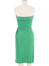 Robert David Morton Embellished Green Jersey Dress Dress arcadeshops.com