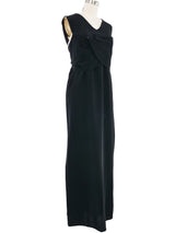 Yeohlee Black Tie Front Gown Dress arcadeshops.com