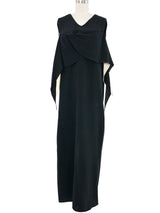 Yeohlee Black Tie Front Gown Dress arcadeshops.com