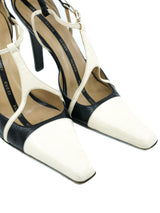 Gucci Two Tone Cap Toe Slingback Heels, 9.5 Accessory arcadeshops.com