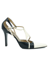 Gucci Two Tone Cap Toe Slingback Heels, 9.5 Accessory arcadeshops.com