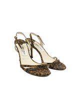 Jimmy Choo Cheetah Slingback Heels, 38 Accessory arcadeshops.com