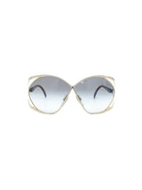 Christian Dior Goldtone Butterfly Sunglasses Accessory arcadeshops.com