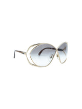 Christian Dior Goldtone Butterfly Sunglasses Accessory arcadeshops.com