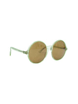 1960s Oversized Round Green Sunglasses Accessory arcadeshops.com