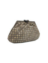 Bottega Veneta Lizard and Suede Intrecciato Clutch Accessory arcadeshops.com