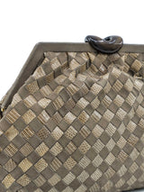 Bottega Veneta Lizard and Suede Intrecciato Clutch Accessory arcadeshops.com