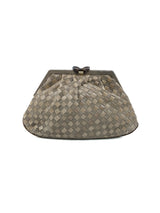 Bottega Veneta Lizard and Suede Intrecciato Clutch Accessory arcadeshops.com