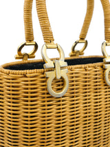 Ferragamo Woven Basket Bag Accessory arcadeshops.com