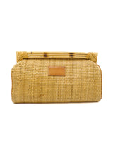 Barbara Bolan Woven Oversized Clutch Accessory arcadeshops.com