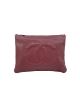 Chanel Timeless Caviar Cosmetic Pouch Accessory arcadeshops.com