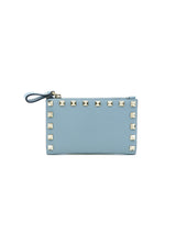 Valentino Blue Rockstud Wallet Accessory arcadeshops.com
