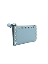 Valentino Blue Rockstud Wallet Accessory arcadeshops.com