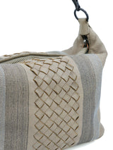 Bottega Veneta Taupe Intrecciato Trim Hobo Bag Accessory arcadeshops.com